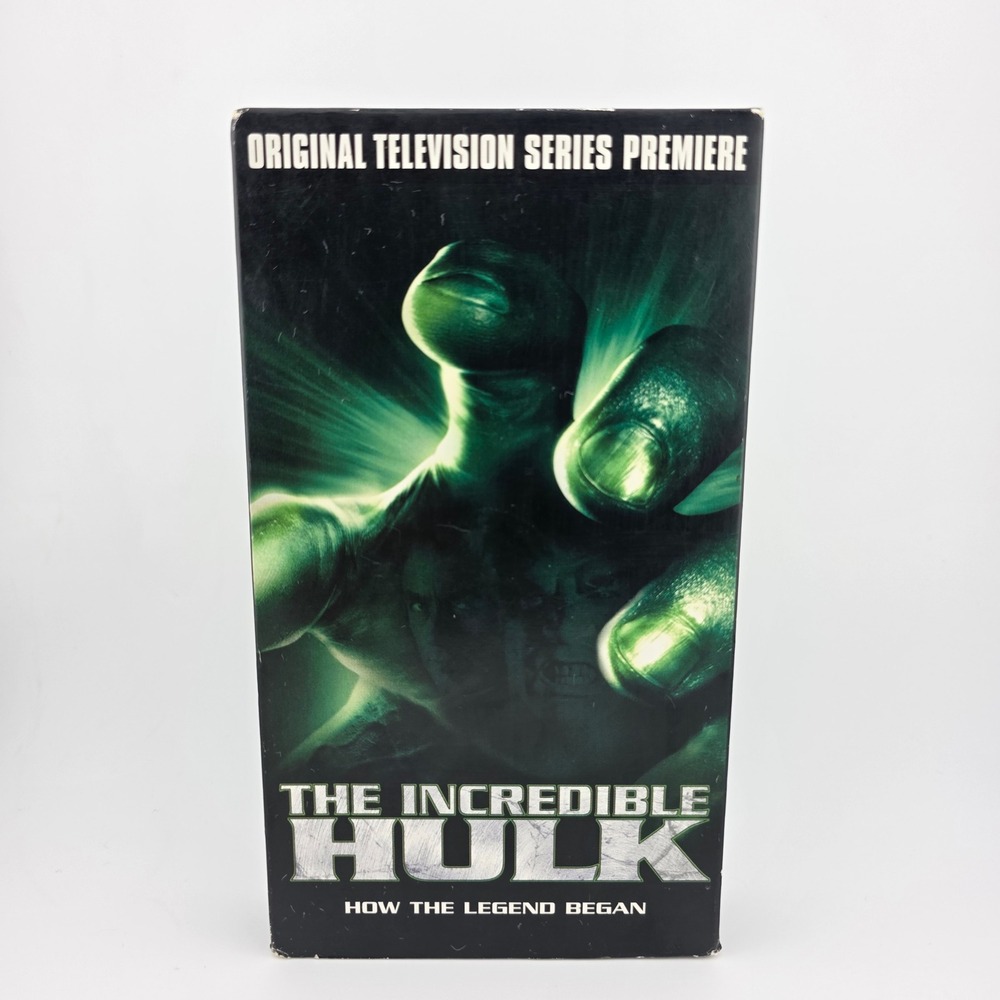 The‎ Incredible Hulk Pilot Episode VHS Original Television Series Premiere